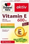 Queisser Pharma GmbH & Co. KG Doppelherz Vitamin E 600 N Weichkapseln 80 St