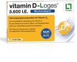 Dr. Loges + Co. GmbH Vitamin D-Loges 5.600 I.e. Wochendepot Kautabl. 15 St
