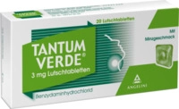 Angelini Pharma Deutschland GmbH Tantum Verde 3 mg Lutschtabl.m.Minzgeschmack 20 St