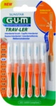 SUNSTAR Deutschland GmbH GUM Trav-Ler 0,9mm Kerze orange Intendent.+6Kappen 6 St