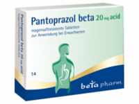 betapharm Arzneimittel GmbH Pantoprazol beta 20 mg acid magensaftres.Tabletten 14 St