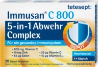 Merz Consumer Care GmbH Tetesept Immusan C 800 5in1 Abwehr Complex Tabl. 20 St