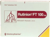 biomo pharma GmbH Rutinion FT 100 mg Tabletten 100 St 02147351_DBA