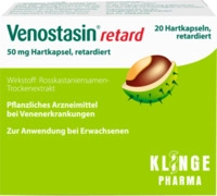 Klinge Pharma GmbH Venostasin retard 50 mg Hartkapsel retardiert 20 St 01273504_DBA