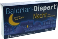 CHEPLAPHARM Arzneimittel GmbH Baldrian Dispert Nacht zum Einschlafen &uuml;b.Tabl. 25 St