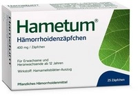 Dr. Willmar Schwabe GmbH & Co. KG Hametum H&auml;morrhoiden Z&auml;pfchen 25 St...