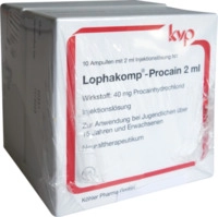 K&ouml;hler Pharma GmbH Lophakomp Procain 2 ml Injektionsl&ouml;sung 20X2 ml 06057892_DBA