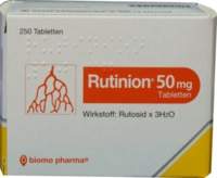 biomo pharma GmbH Rutinion Tabletten 250 St 00892659_DBA