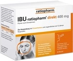 ratiopharm GmbH Ibu-Ratiopharm direkt 400 mg Pulver zum Einnehmen 20 St 11722423_DBA
