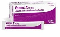 Klinge Pharma GmbH Vomex A 50 mg Lsg.z.Einnehmen im Beutel 12 St 16238525_DBA