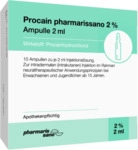 medphano Arzneimittel GmbH Procain pharmarissano 2% Inj.-Lsg.Ampullen 2 ml 10X2 ml