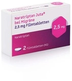 Juta Pharma GmbH Naratriptan Juta bei Migr&auml;ne 2,5 mg Filmtabletten 2 St 18110634_DBA