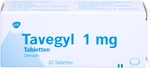 EurimPharm Arzneimittel GmbH Tavegyl 1 mg Tabletten 20 St 15621386_DBA