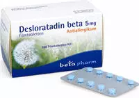 Betapharm Arzneimittel GmbH Desloratadin beta 5 mg Filmtabletten 100 St 17895797_DBA