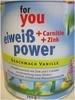 For You eHealth GmbH FOR YOU eiweiß power Vanille Pulver 750 g 06147514_DBA