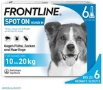 Boehringer Ingelheim Vetmedica GmbH Frontline Spot on H 20 L&ouml;sung f.Hunde 6 St