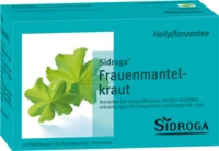 Uriach Germany GmbH Sidroga Frauenmantelkraut Tee Filterbeutel 20X1.0 g 03916260_DBA
