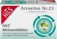 H&S Tee - Gesellschaft H&S Melissenbl&auml;tter Filterbeutel 20X1.5 g 02070499_DBA