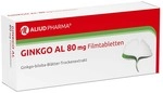 ALIUD PHARMA GmbH Ginkgo AL 80 mg Filmtabletten bei altersbedingten
