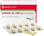 ALIUD PHARMA GmbH Ginkgo AL 240 mg Filmtabletten bei altersbedingten