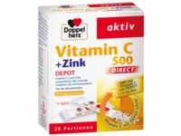 Queisser Pharma GmbH & Co. KG Doppelherz Vitamin C 500+Zink Depot Direct Pellets 20