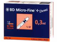 embecta GmbH BD Micro-Fine+ Insulinspr.0,3 ml U100 0,3x8 mm 100 St 04144150_DBA