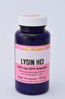 HECHT Pharma GmbH Lysin HCL 500 mg GPH Kapseln 250 St 09377640_DBA
