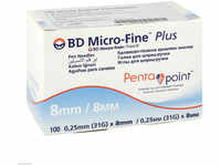 Diaprax GmbH BD Micro-Fine+ Pen-Nadeln 0,25x8 mm 31 G 100 St 09917013_DBA
