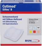 BSN medical GmbH Cutimed Siltec B Schaumverb.15x15 cm m.Haftr. 12 St 07340816_DBA
