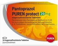 PUREN Pharma GmbH & Co. KG Pantoprazol Puren protect 20 mg magensaftres.Tabl. 14 St