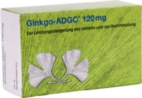 Zentiva Pharma GmbH Ginkgo Adgc 120 mg Filmtabletten 20 St 13820383_DBA