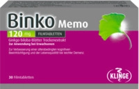Klinge Pharma GmbH Binko Memo 120 mg Filmtabletten 30 St 16168888_DBA