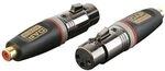 DAP-Audio Profi Adapter XLR-Kupplung 3p. > Cinch-Buchse