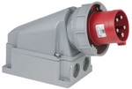 PCE CEE Anbaustecker (Wand) 63A 5-polig