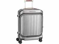 Piquadro PQ-LM Cabin Spinner 4426 with Front Pocket in Silber (37 Liter), Koffer &