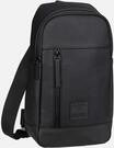 Strellson - Westferry Chris MVZ Black - Sling Bag , 6.4 l