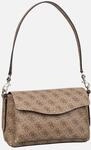 Guess - Brenton Flap Logo 48190 Latte - Umh&auml;ngetasche , 4.9 l
