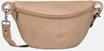 Mandarina Duck - Mellow Leather Bum Bag FZT73 Warm Taupe - Bauchtasche , 4.5 l