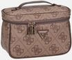 Guess - Berta Train 88039 Latte Logo/Brown - Kulturbeutel ,