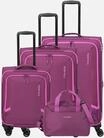 travelite - Corsiica 4w Set Lexp/Mexp/Sexp/BB Pink - Koffer , 105 l