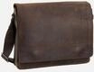Strellson - Richmond Messenger LH Dark Brown - Messenger Bag , 10.9 l