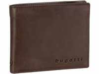 Bugatti Volo Coin Wallet 9 Kartenfächer in Braun (0.3 Liter), Geldbörse