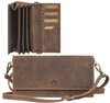 Greenburry Vintage 1552A Lady Wallet Bag RFID in Sattelbraun (0.8 Liter),