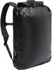 Vaude 162230100, Vaude Packable Backpack 9 in Black (9 Liter), Rolltop Rucksack