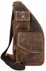 Greenburry Vintage 1559 Bodybag in Braun (5.6 Liter), Sling Bag
