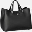 Tommy Hilfiger - TH Emblem Satchel Black - Tote Bag , 21.2 l