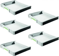 FESTOOL 500767, FESTOOL Auszug SYS-AZ-Set 5 St&uuml;ck Systainer Systainerauszug...