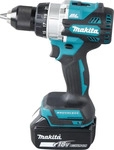 Makita DHP486RTJ, Makita Akku Schlagbohrschrauber DHP486RTJ 18V 130 Nm 2x BL1850B 1x
