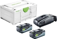 FESTOOL 577327, Festool Energie Set Akku Schnellladeger&auml;t SYS 18V 2x8,0/SCA16 577327