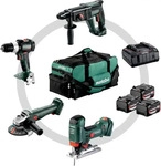 Metabo 685214000, Metabo Akku Maschinen Schrauber Schleifer S&auml;ge Hammer Combo Set